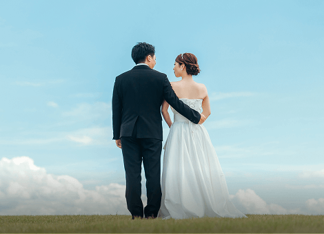 大自然の中でぽつん！ショット